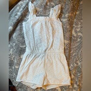 3/$12 The Children's Place White Eyelet Romper